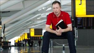 Tony Parsons at Heathrow Airport