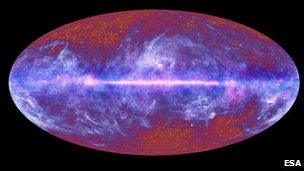 Planck all-sky map (Esa)