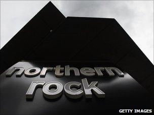 Northern Rock branch sign