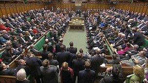 MPs in the House of Commons