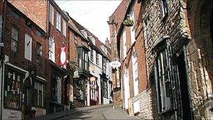 Steep Hill in Lincoln