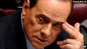 Italian Prime Minister Silvio Berlusconi