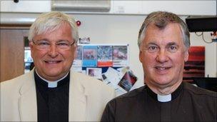 Canon Paul Mellor and Father Michael Hore