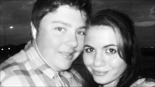 Patrick Flinders with friend