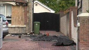 Paul O'Brien house arson attack