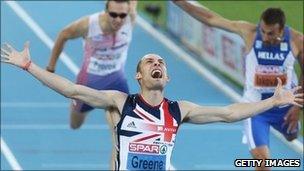 David Greene of Great Britain at the 2010 European Athletics Championships