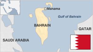 Map of Bahrain