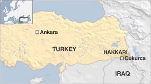 Map of Turkey