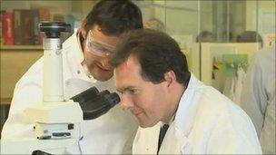 George Osborne at Pfizer