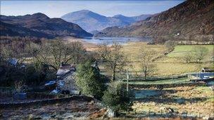 Llyndy Isaf farm in Snowdonia