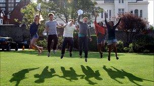 Three sets of twins receive results at Brighton College