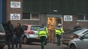 Exterior of the Casualty warehouse in Bristol