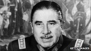 File photo of Augusto Pinochet