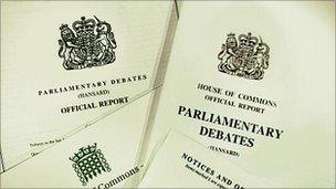 Hansard papers