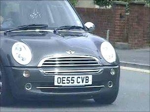 Mini Cooper - courtesy Gwent Police