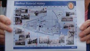 A map of St Peter Port Harbour