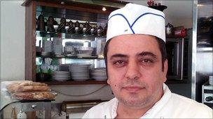 Joseph Jebeily, chef at Fatoush Express on Edgware Road