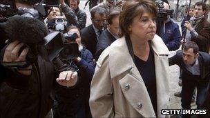 French Socialist Party head Martine Aubry