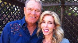 Glen Campbell and his wife Kim