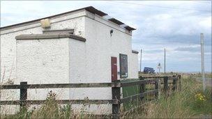 Staffin public toilets. Pic: BBC Alba