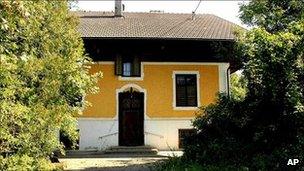 The house in St Peter am Hart, Austria, where police are investigating allegations that a man imprisoned his two mentally retarded daughters and sexually abused them