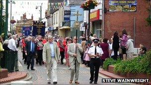 July's annual Buckley Jubilee parade around the town