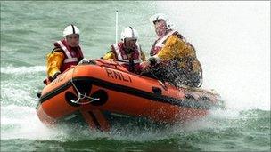 Lifeboat rescue. Photo: RNLI