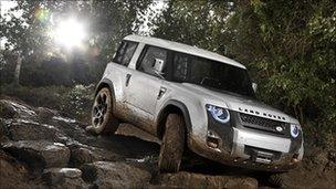 Land Rover DC100 concept car