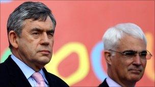 Gordon Brown and Alistair Darling