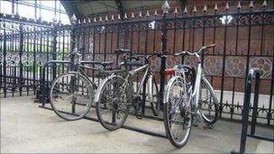 Cycles at Darlington Railway Station