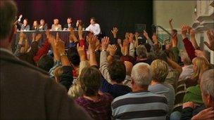 Public meeting at Stroud Subscription Rooms