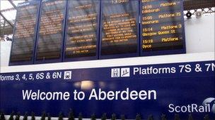 Aberdeen railway station