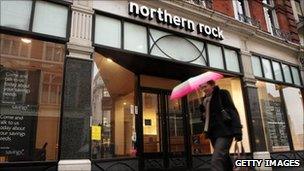 A Northern Rock high street branch