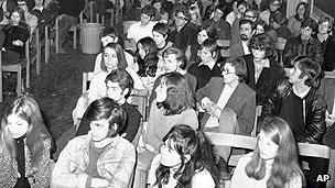 Students Hornsey College, 1968