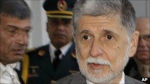 Brazilian defence minister Celso Amorim