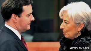 George Osborne and Christine Lagarde