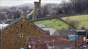 New building in a Yorkshire village