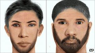 Photofit of suspects