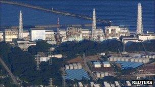 Fukushima Daiichi nuclear power station, pictured from the air on 7 September 2011