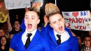 John and Edward Grimes - otherwise known as Jedward