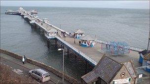 Llandudno pier and seafront