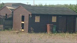 Shed at Green Acres travellers site