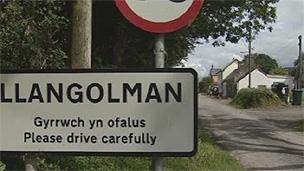 Village of Llangolman