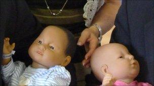 The "virtual baby simulators" that have been donated to NSPCC Pathways in Jersey