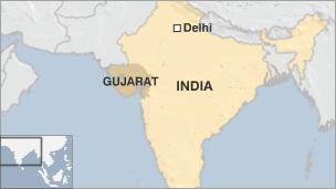 Gujarat map