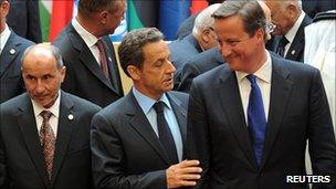 David Cameron and Nicolas Sarkozy