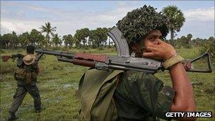 File photo of Sri Lankan soldiers