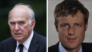 Vince Cable and Zac Goldsmith