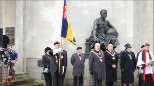 Armistice Day Service at the Hall of Memory in Birmingham in 2010