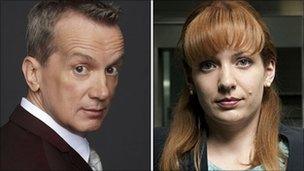 Frank Skinner and Katherine Parkinson